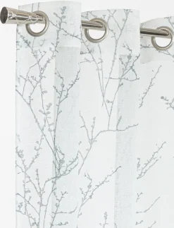 1 Branch-print Curtain Panel
