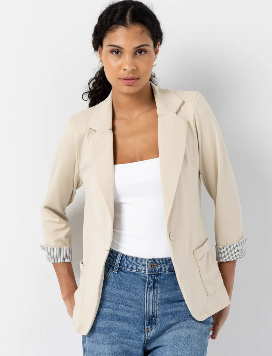 3/4 Sleeve Blazer