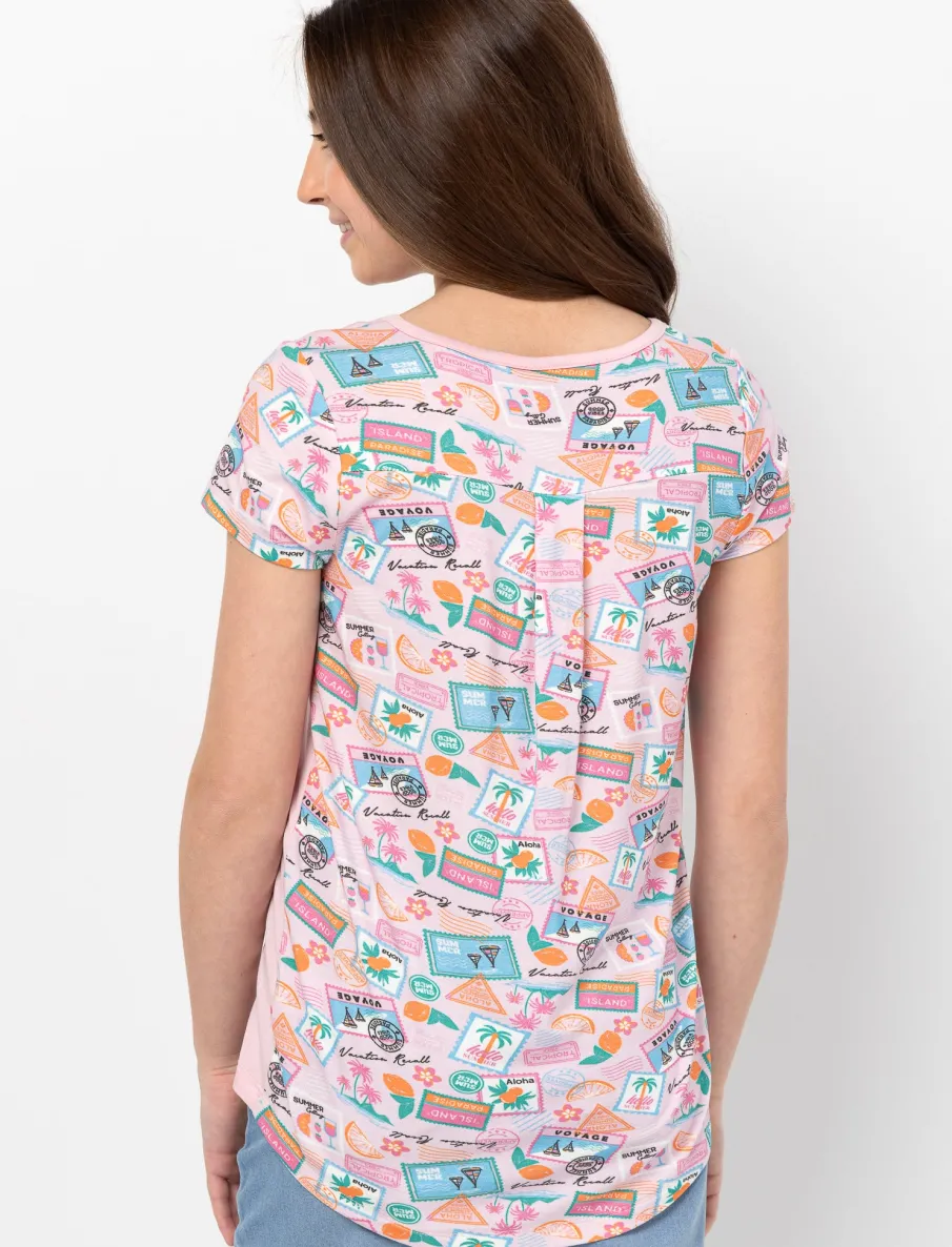 All-over Print T-shirt on the Back