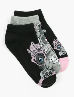 Ankle Printed Socks - Pack of 3