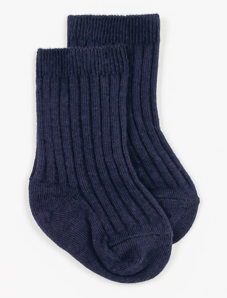 Anti-slip Ribbed Socks