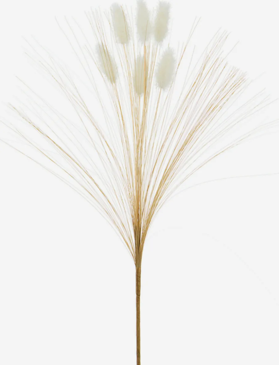 Artificial White Bunny Tail Flower