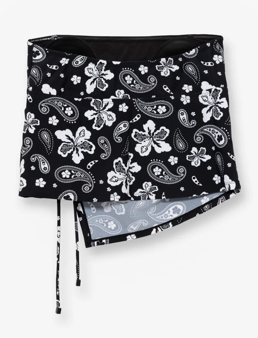 Asymmetrical Ruched Tankini Top