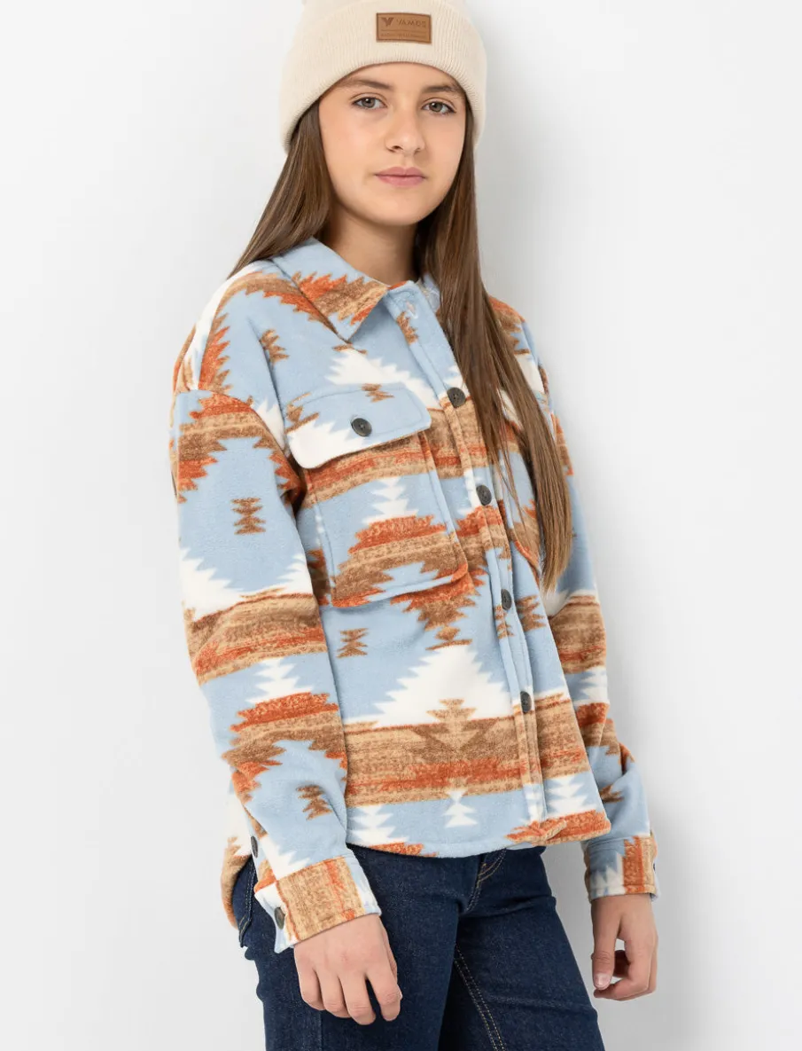Aztec Print Shacket