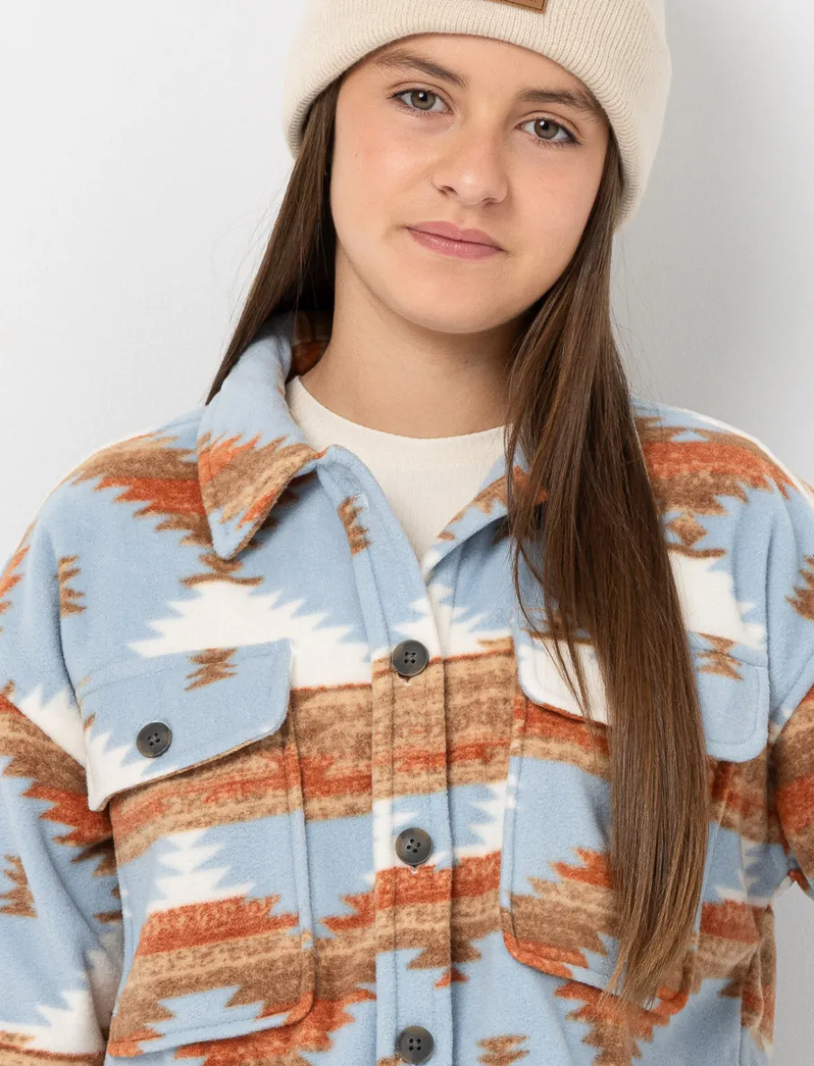 Aztec Print Shacket