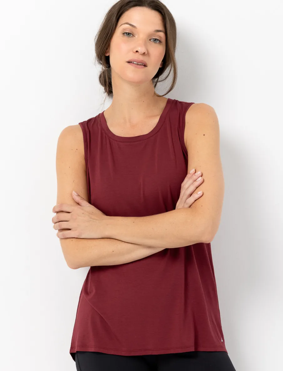 Back-pleat Tank Top