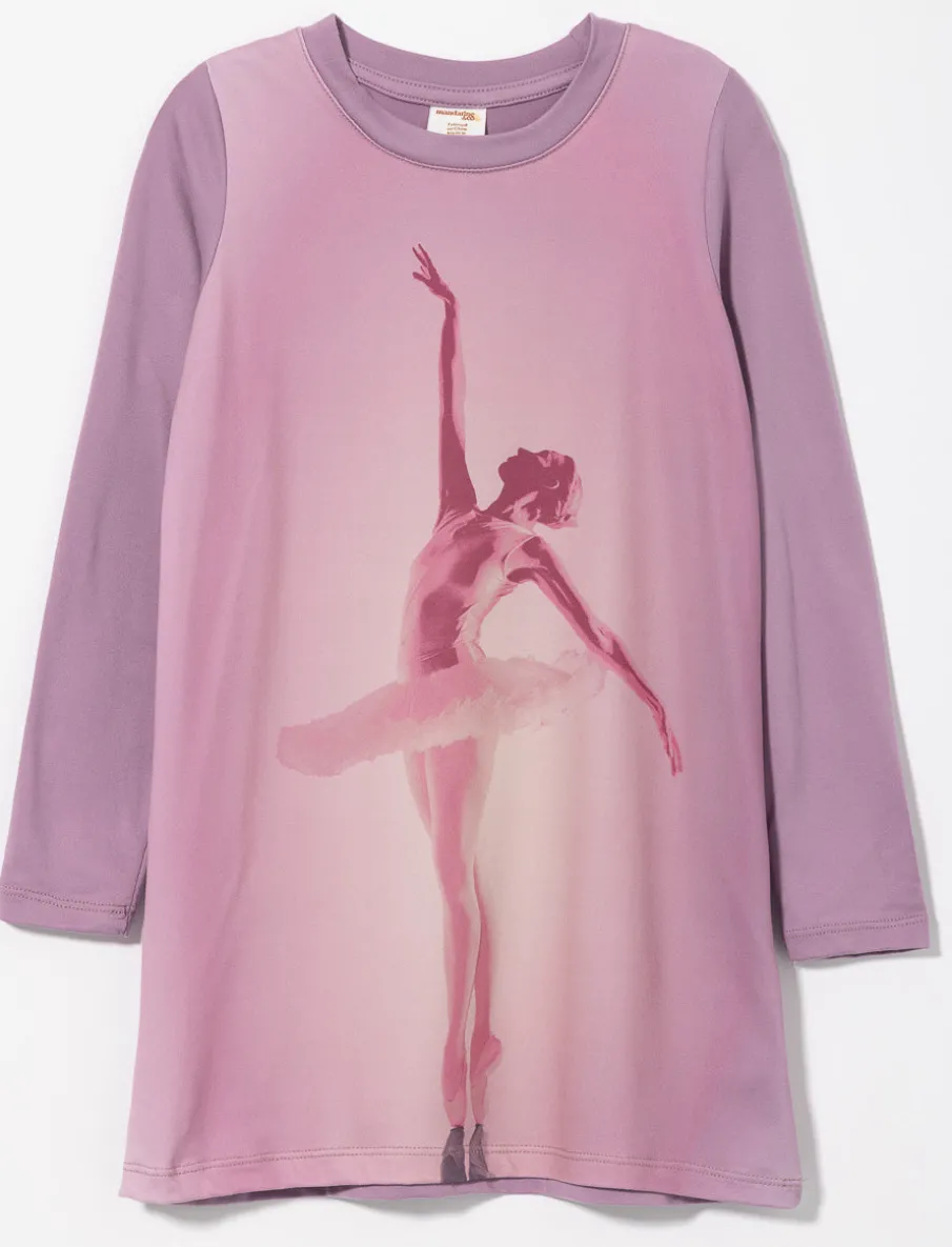 Ballerina Print Sleepshirt - Little Girl