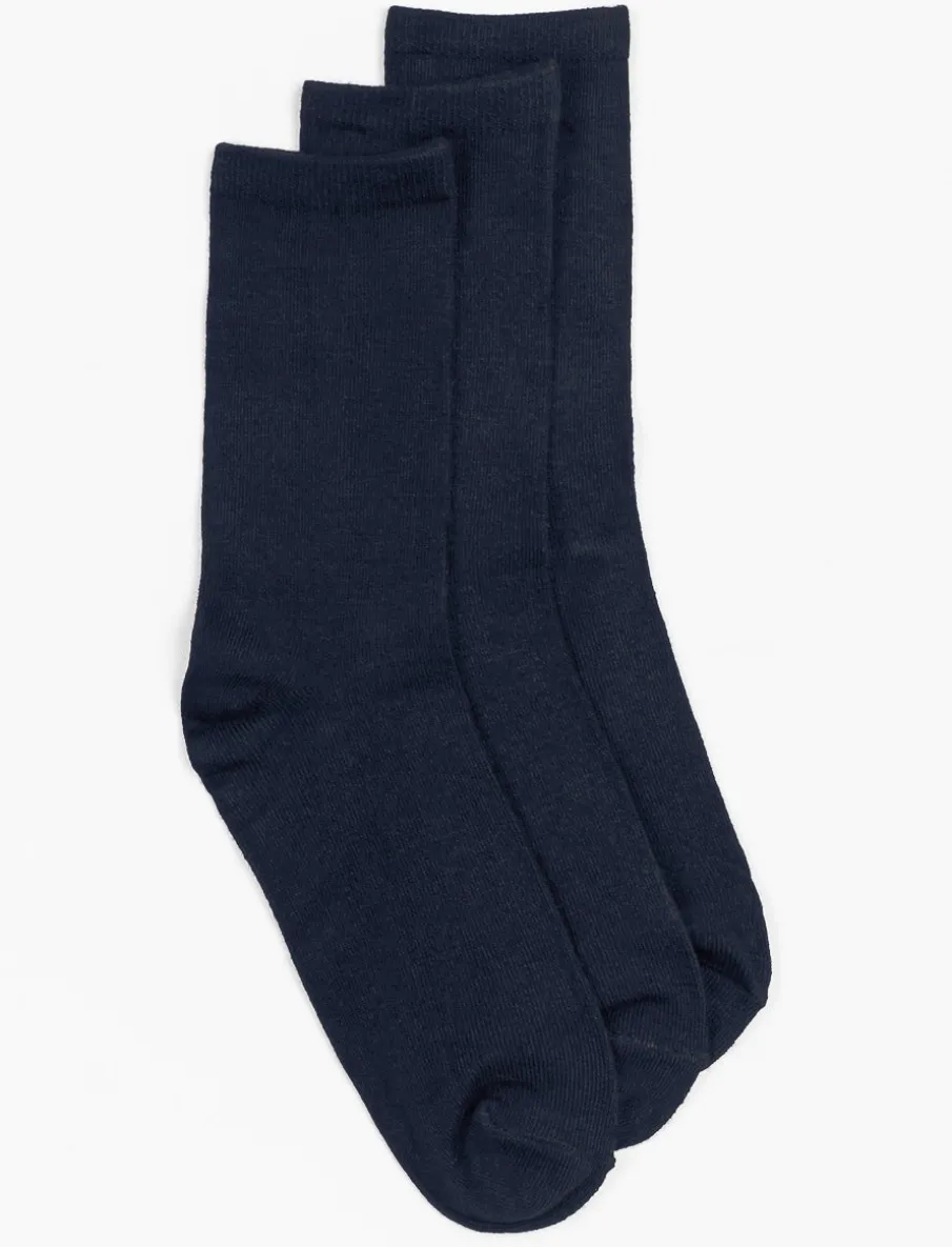 Bamboo Crew Socks - Pack of 3
