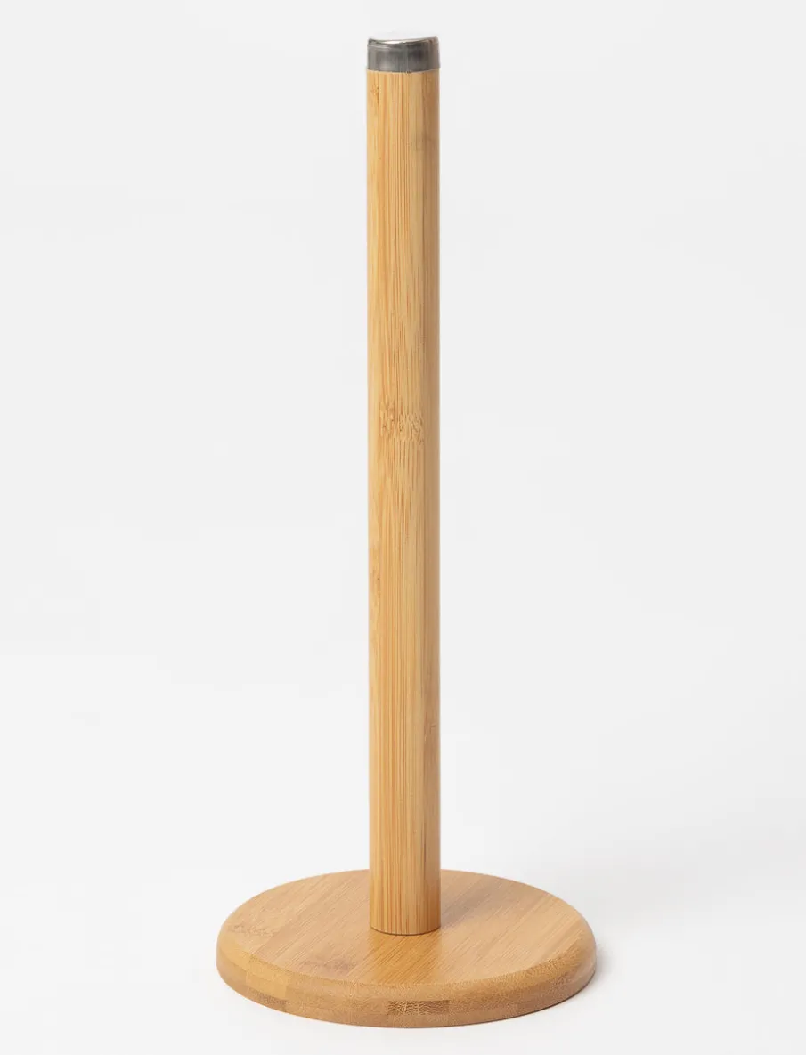 Bamboo Paper Towel Holder