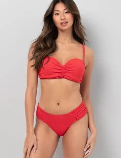 Bandeau Bikini Top with Removable Straps