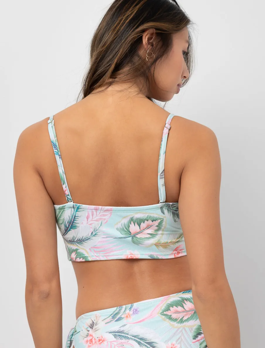 Bandeau Bikini Top with Removable Straps