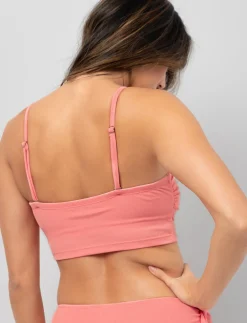 Bandeau Bikini Top with Removable Straps