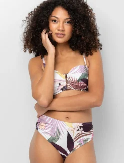Bandeau Bikini Top with Removable Straps