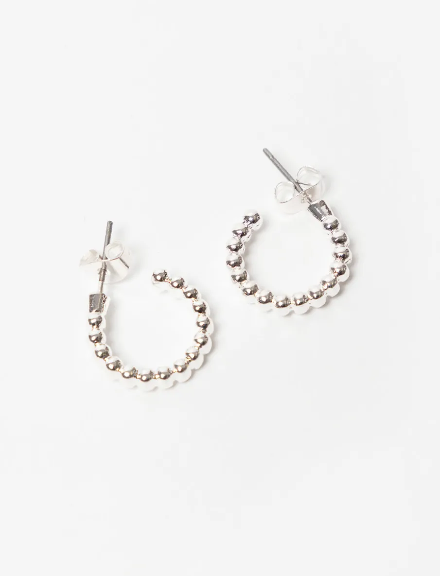 Beaded Hoop Earrings
