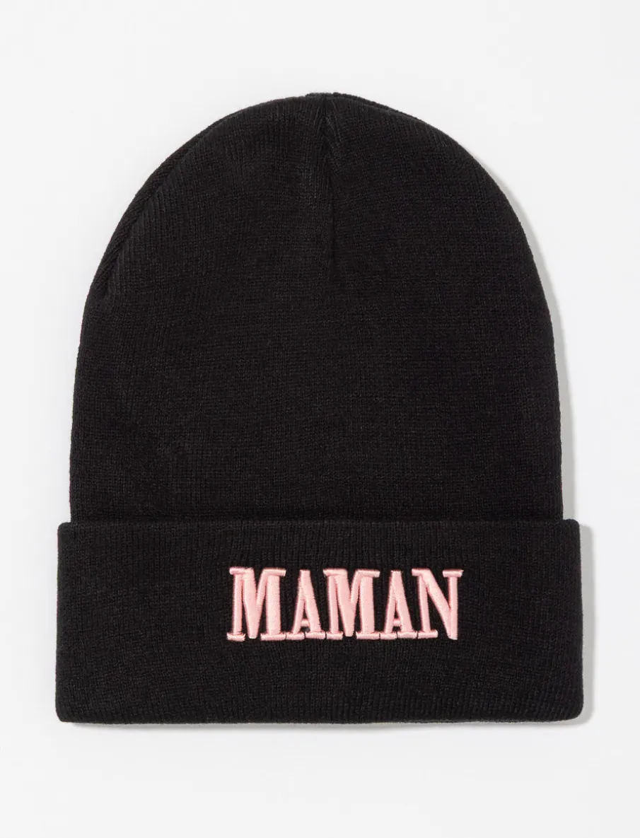 Beanie with MAMAN Embroidery