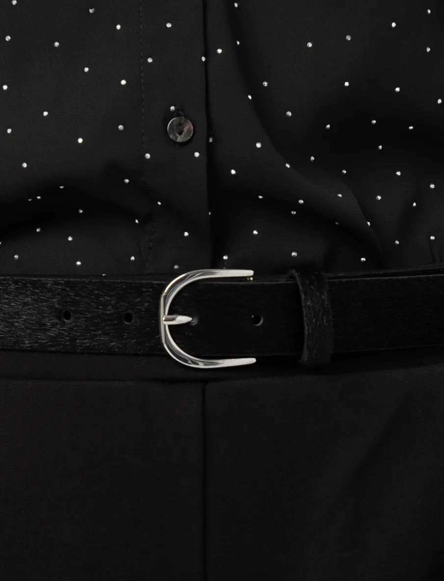 Belt with Hairy Finish