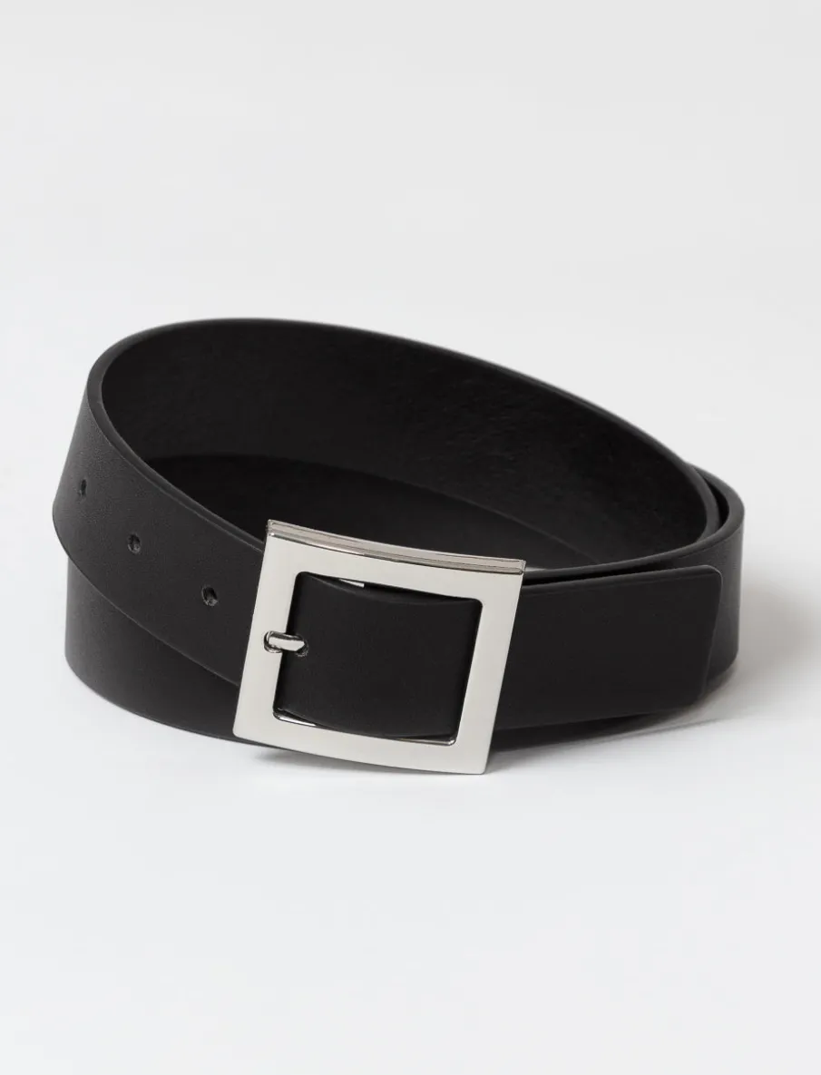 Belt with Metal Buckle