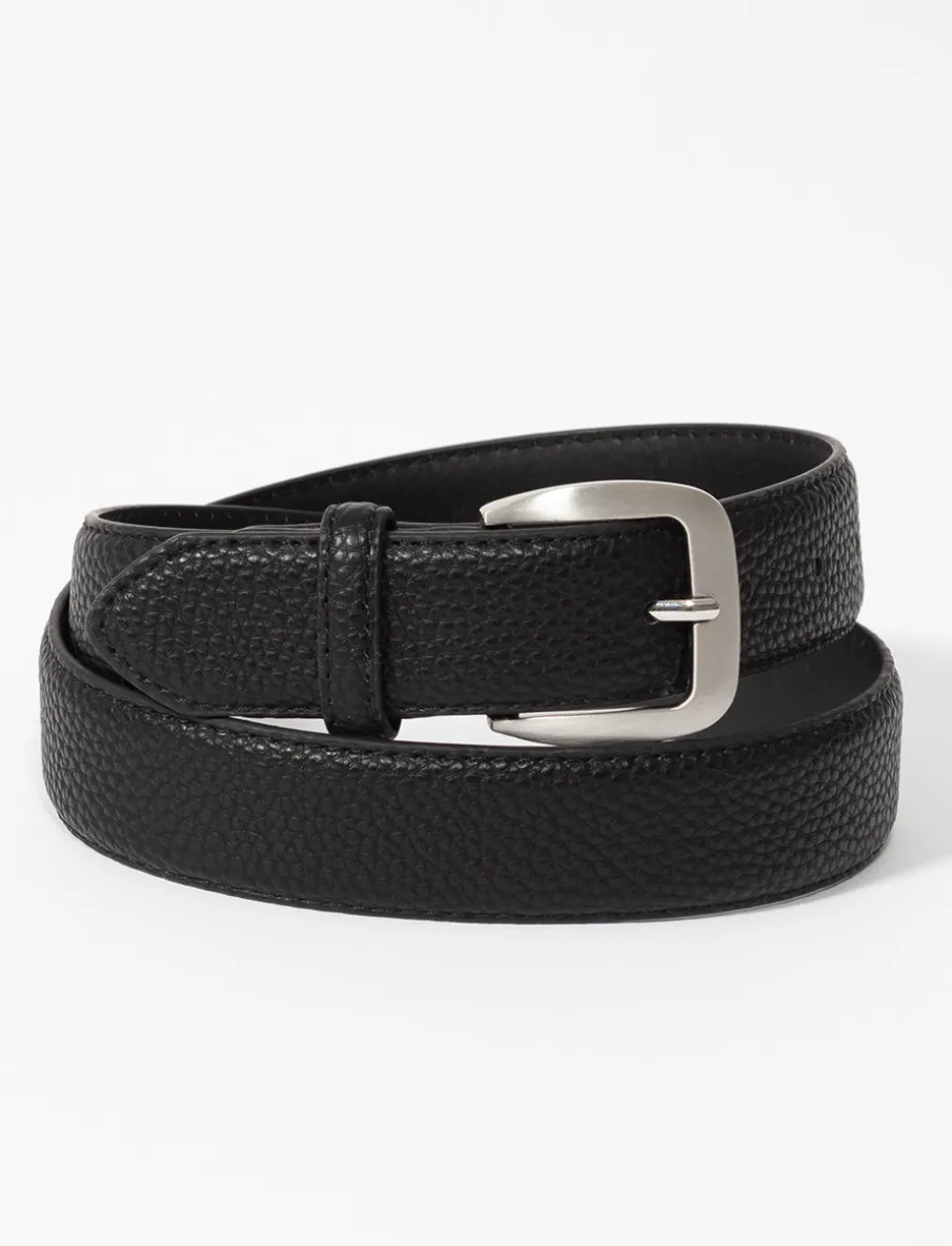 Belt with Silver Buckle