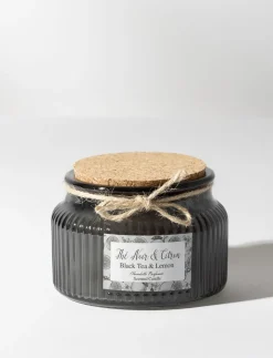 Black Tea and Lemon Scented Candle