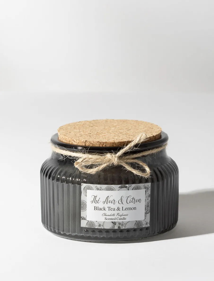 Black Tea and Lemon Scented Candle