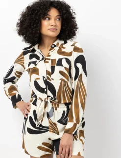 Blouse with Front Tie