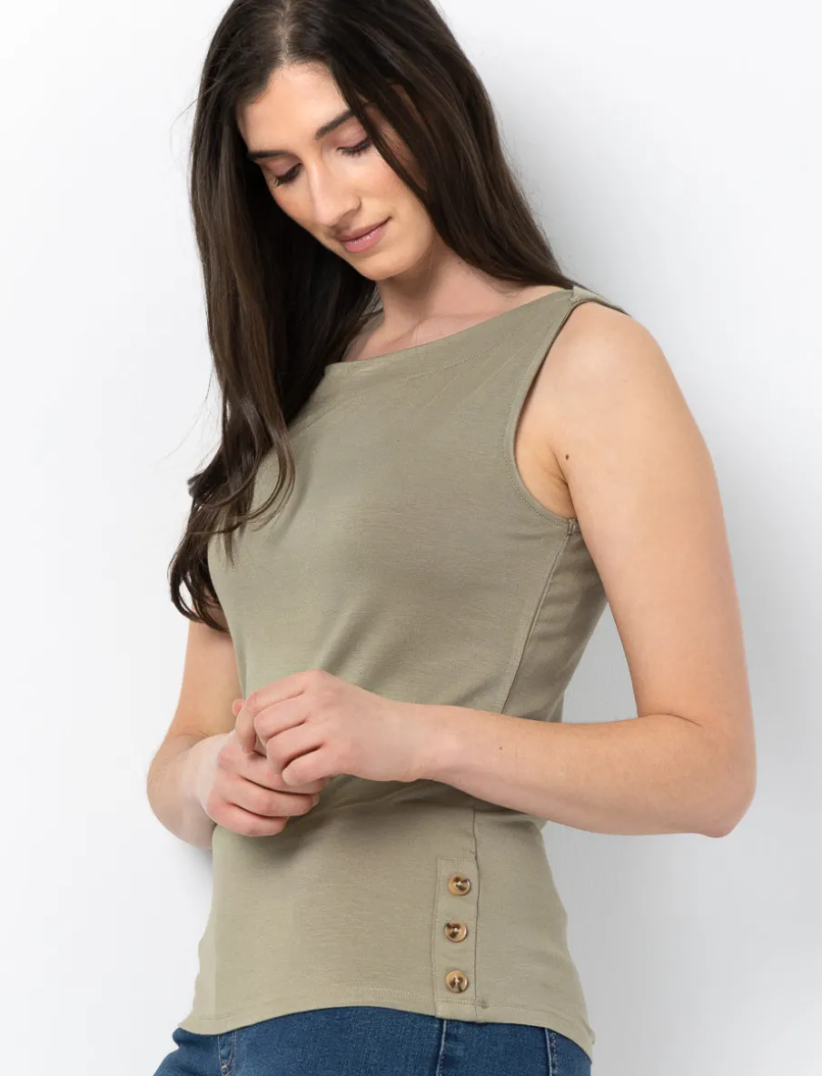 Boat Neck Tank Top