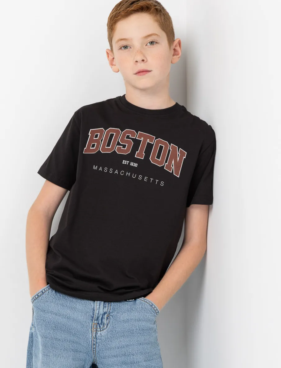 Boston Print T-shirt