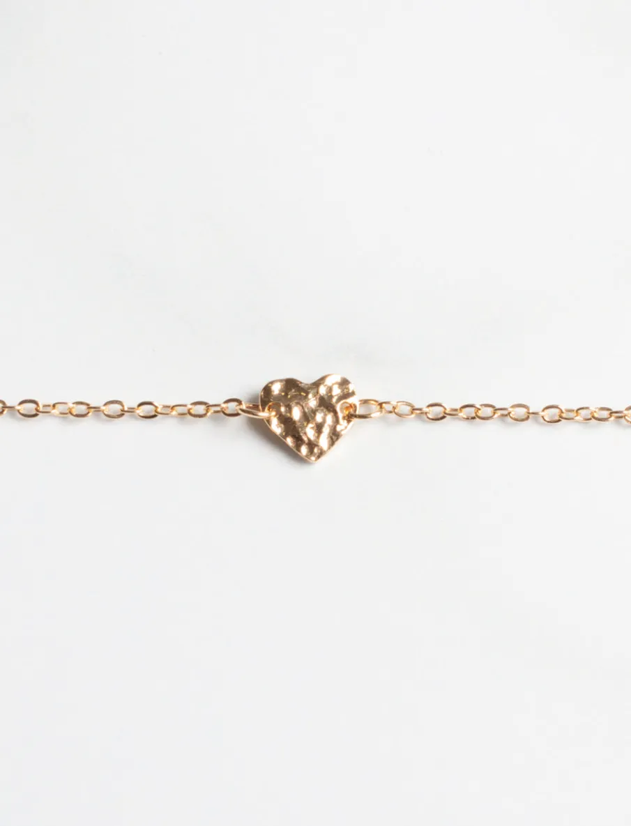 Bracelet with Heart Pendant