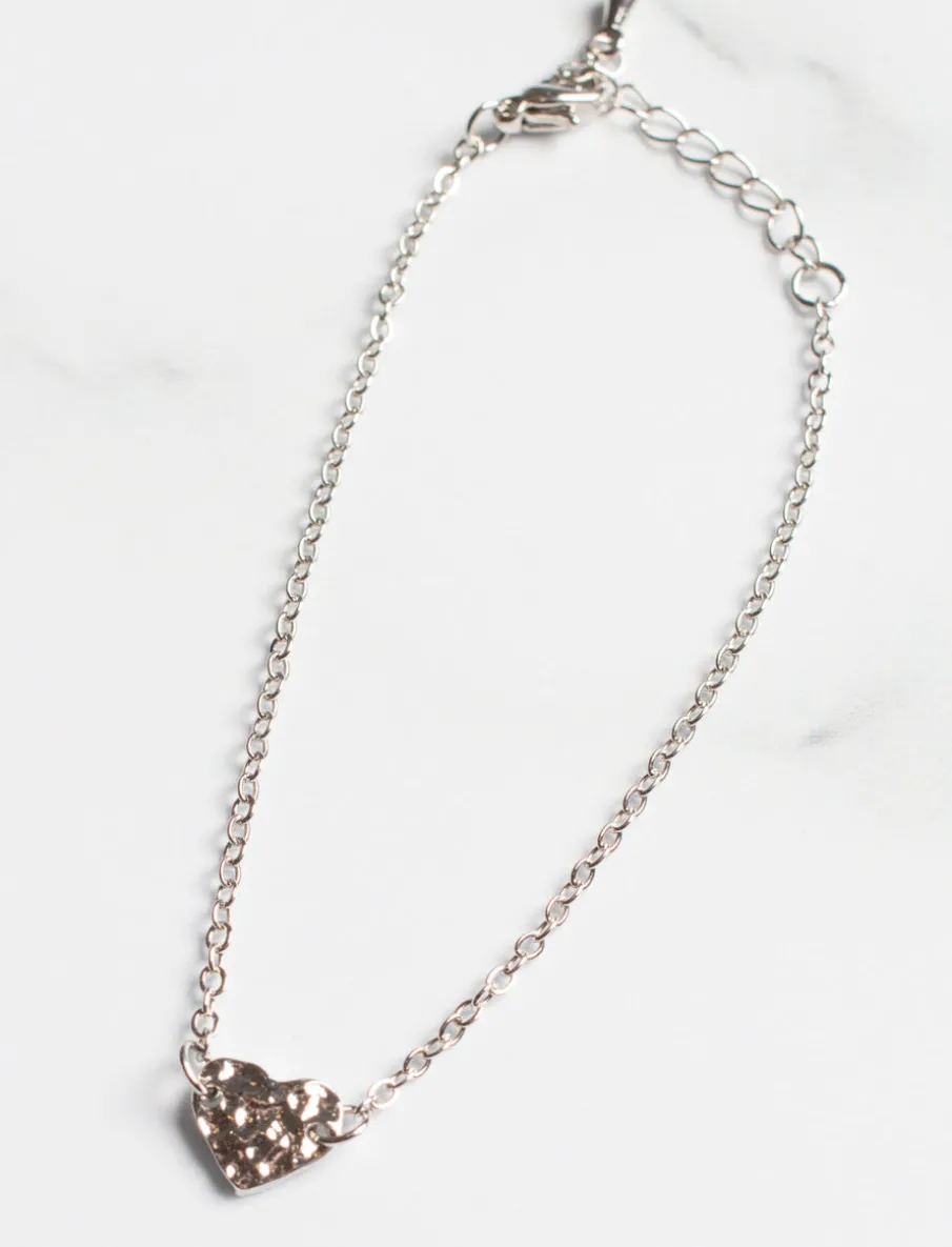 Bracelet with Heart Pendant