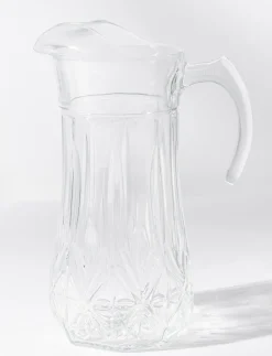 Brighton Textured Glass Pitcher