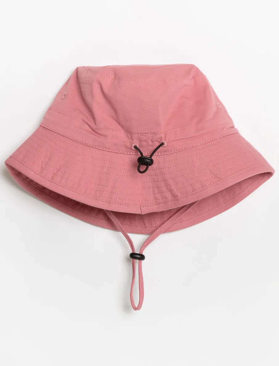 Buckle Hat with Drawstring