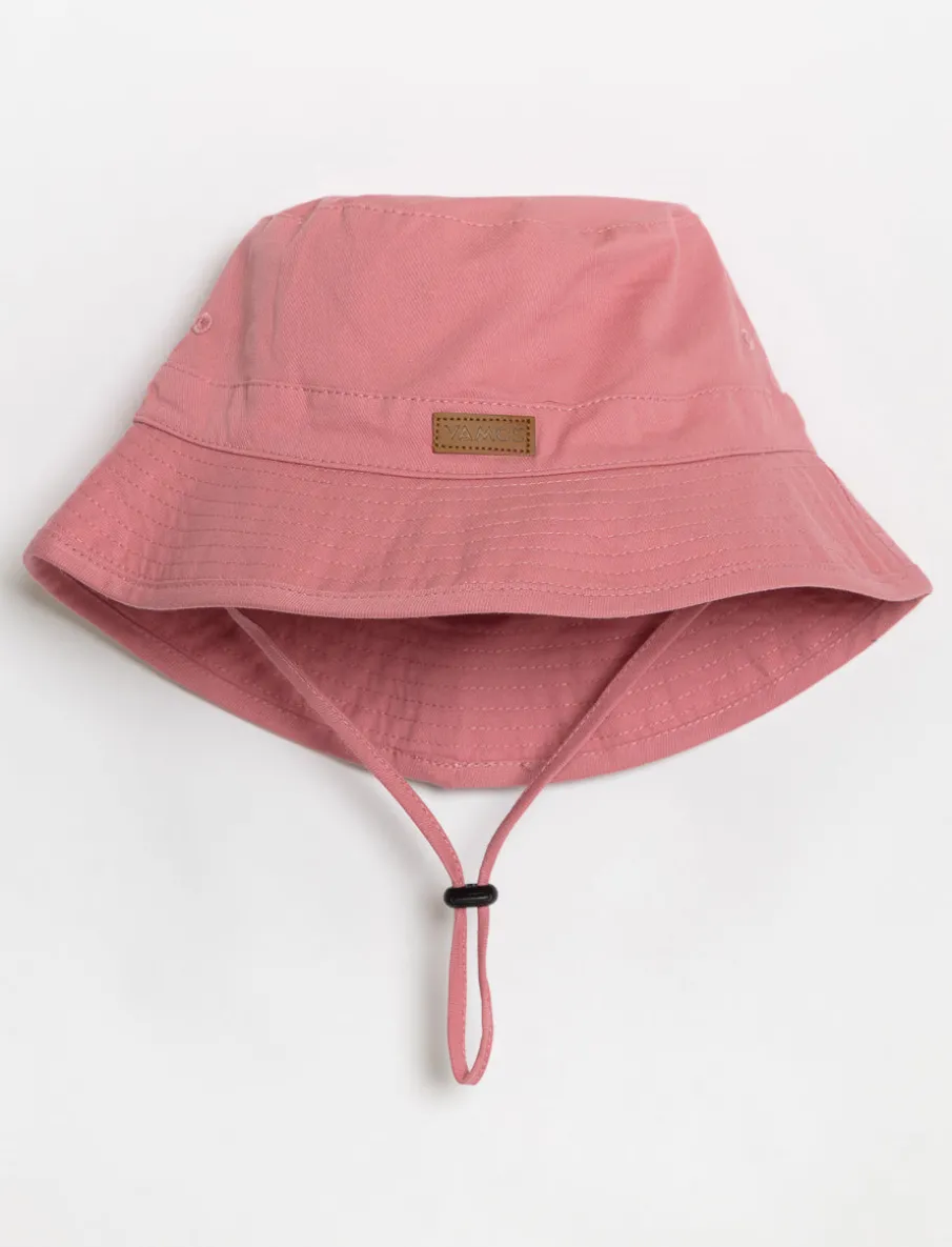 Buckle Hat with Drawstring