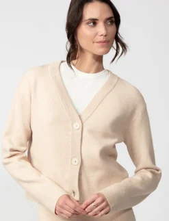 Buttoned Knit Cardigan