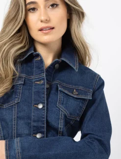 Button-Up Denim Jacket