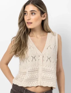 Button-Up Sleeveless Vest