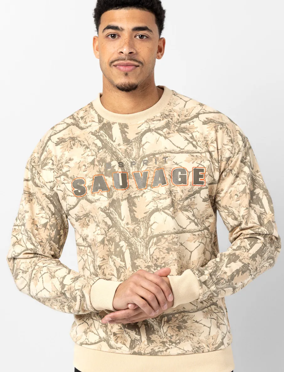 Camo-print Sweater