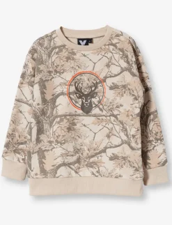 Camo-print Sweater