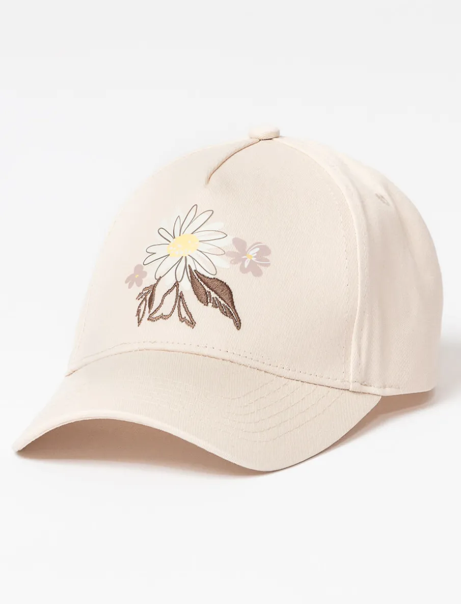 Cap with Embroidered