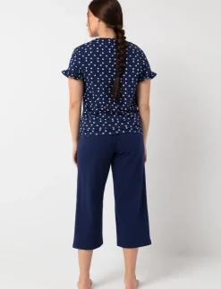 Capri PJ Pants with Elastic Waistband