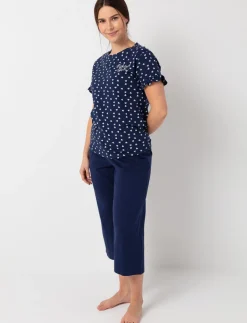 Capri PJ Pants with Elastic Waistband