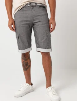 Cargo Bermudas with Belt
