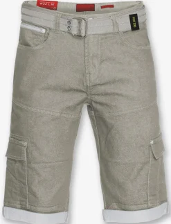 Cargo Bermudas with Belt