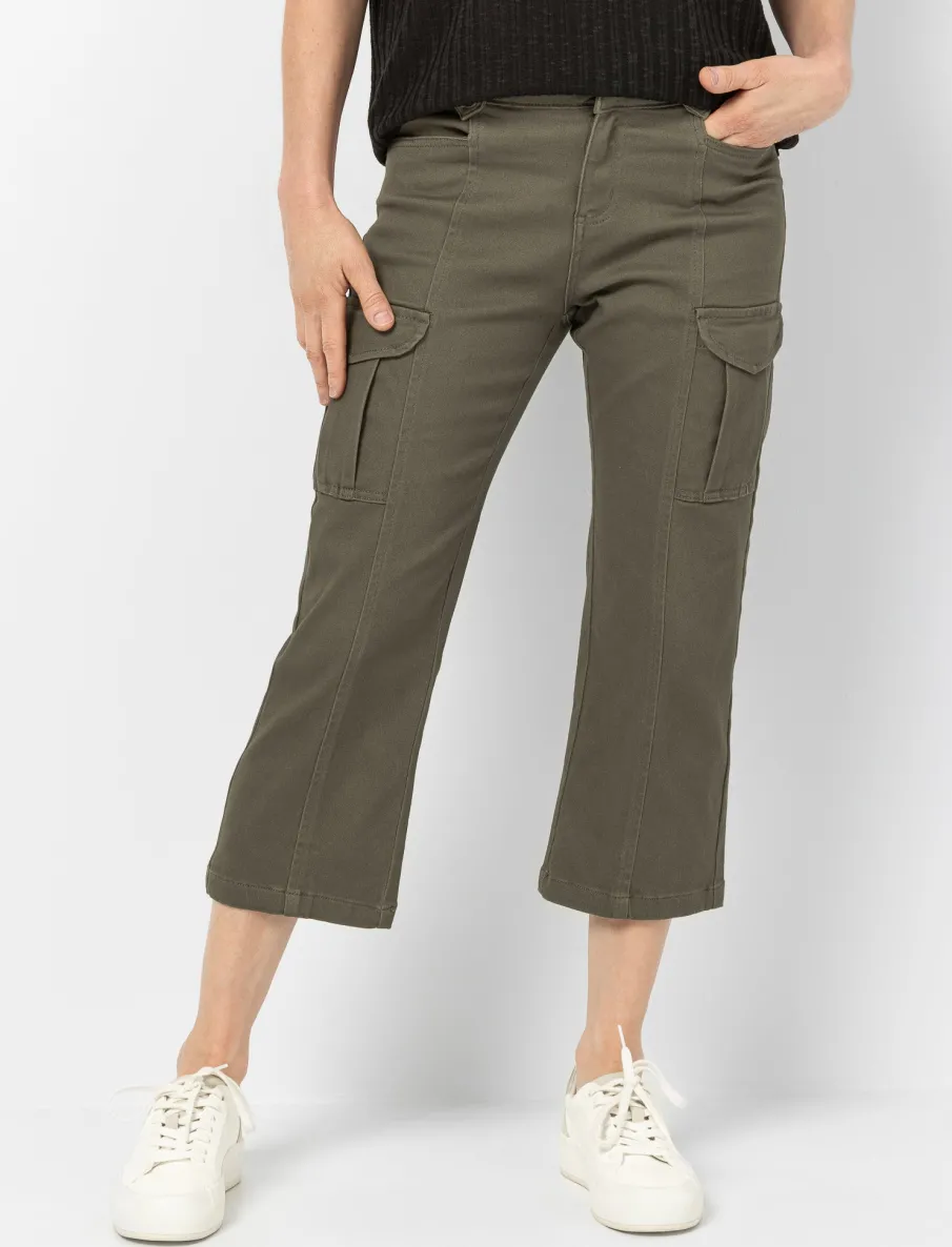 Cargo Capri Pants