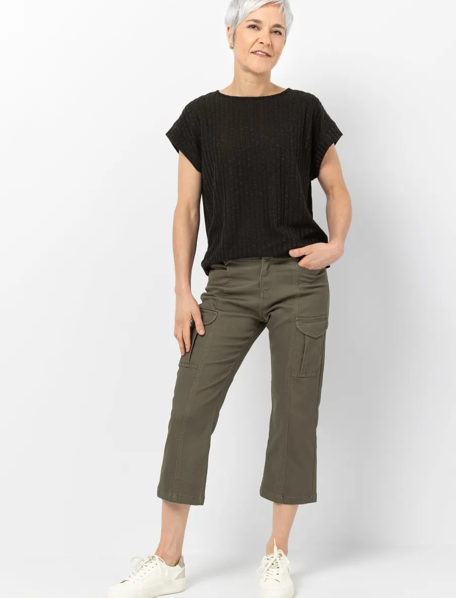 Cargo Capri Pants