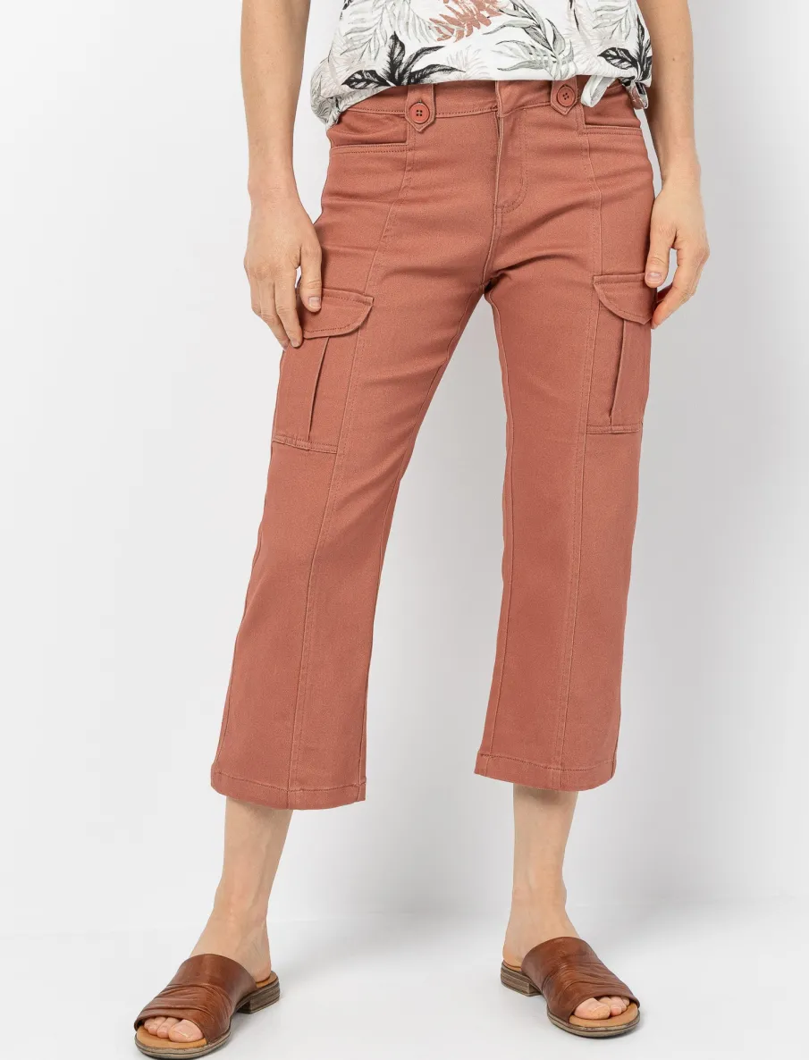 Cargo Capri Pants