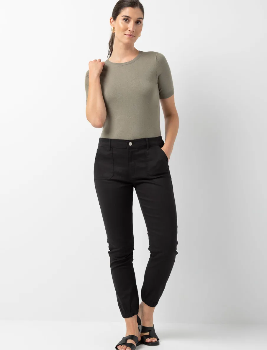 Cargo Pants with Elastic Cuffs