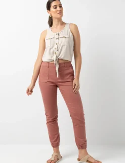 Cargo Pants with Elastic Cuffs