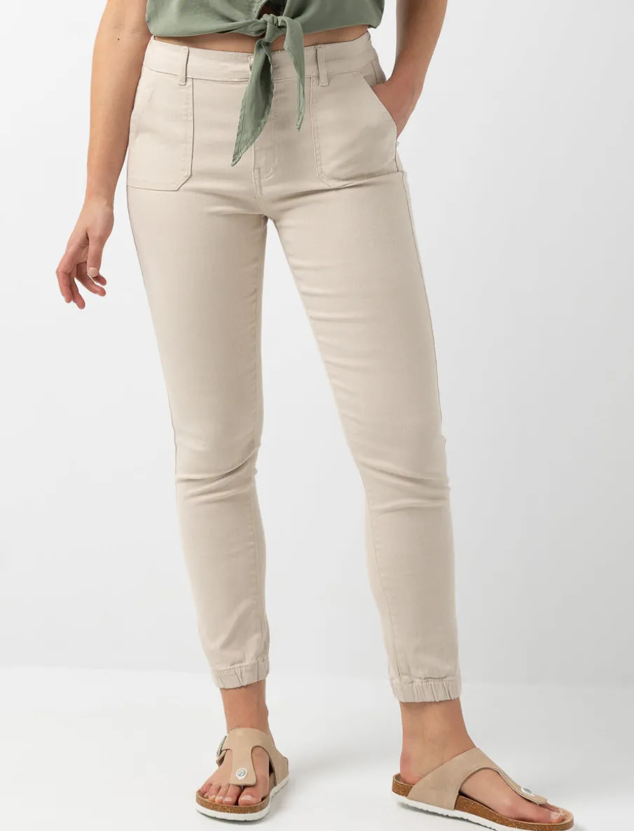 Cargo Pants with Elastic Cuffs