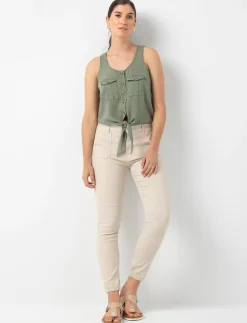 Cargo Pants with Elastic Cuffs