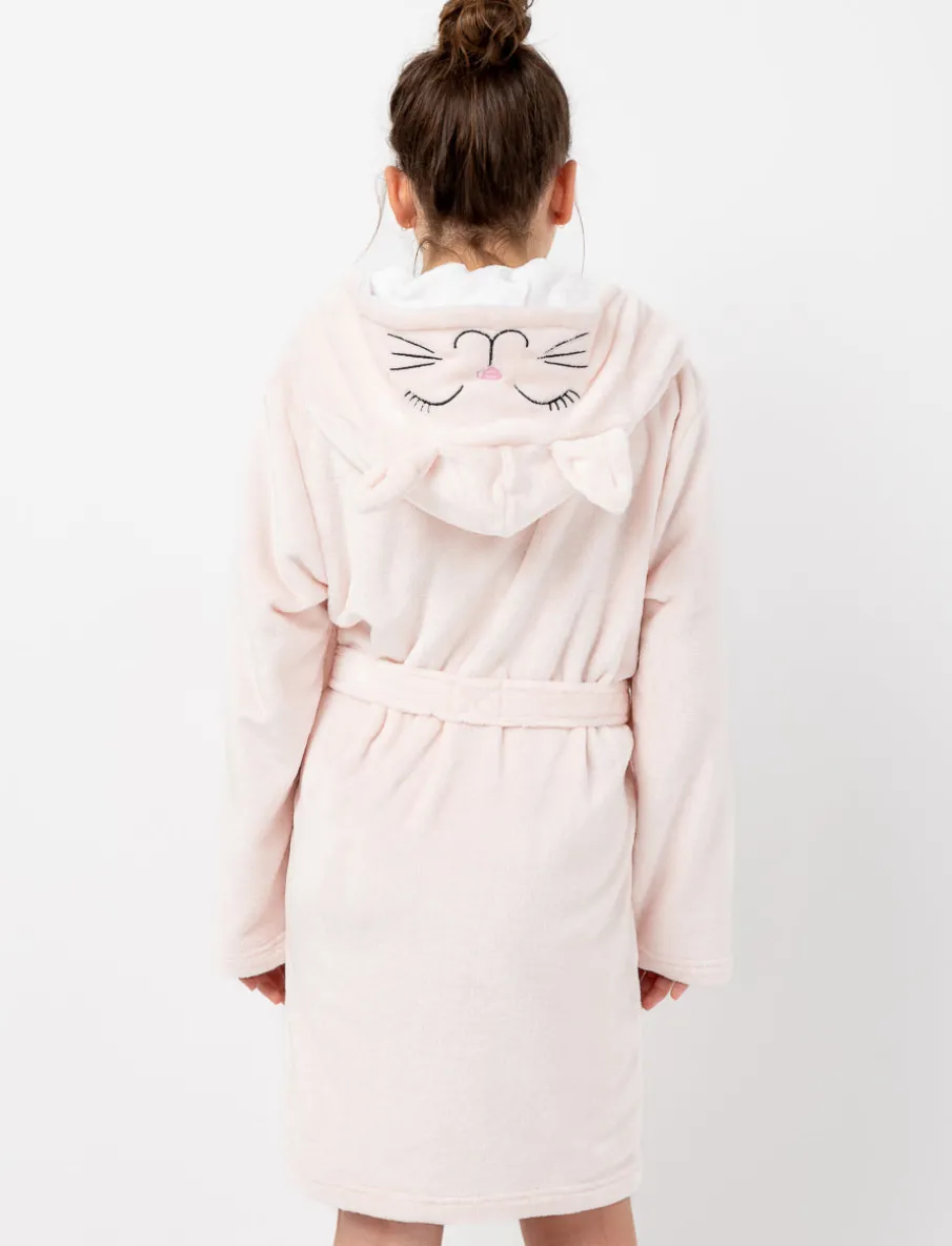 Cat Hood Bathrobe